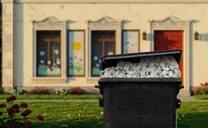 Z jednorazových plienok pre jedno dieťa vznikne tona nerecyklovateľného odpadu.